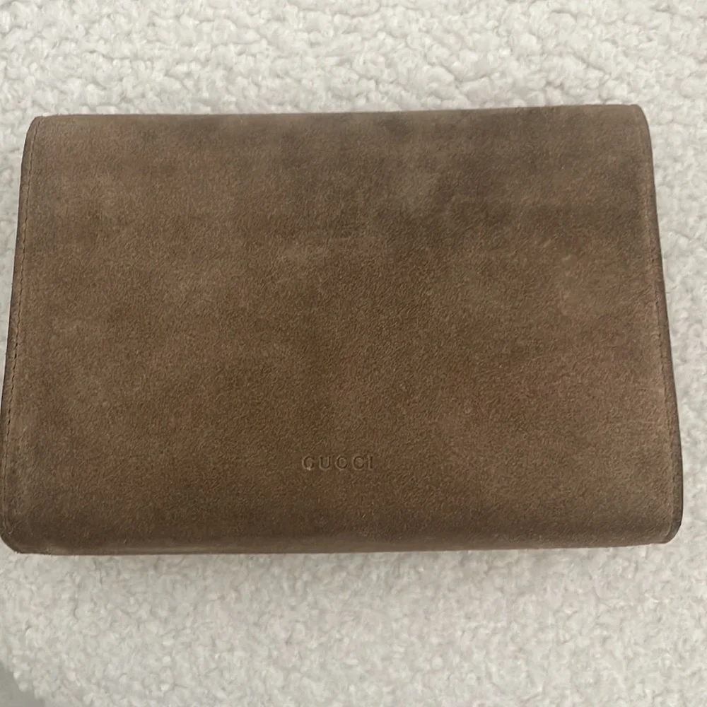 Gucci suede Dionysus wallet on chain brown - Picture 2 of 7